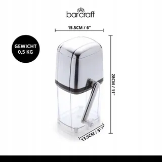 BARCRAFT Ijsbreker Voor Cocktails Met Schep Kunststof RVS — miniatuur 3
