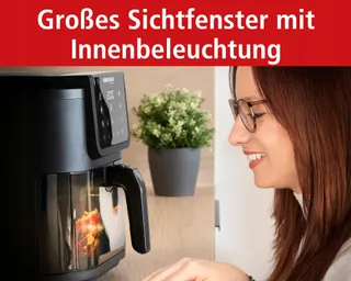 ROMMELSBACHER FRH 1700 Airfryer XXL 8L Stil 10 Programma's 60-200°C — miniatuur 6
