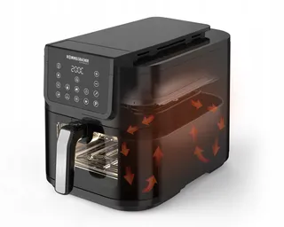ROMMELSBACHER FRH 1700 Airfryer XXL 8L Stil 10 Programma's 60-200°C — miniatuur 7