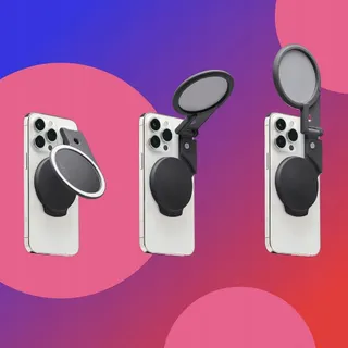 JOBY Beamo Magnetisch LED Ringlicht voor iPhone en Smartphones Grijs — miniatuur 6