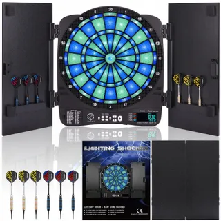 TURNART 2025 Elektronisch Dartbord LED 6 Dartpijlen Soft Professioneel — miniatuur 1