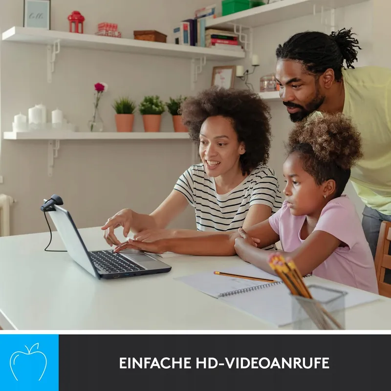 LOGITECH C270 Webcam HD 720p USB Microfoon Skype FaceTime Hangouts — foto 2