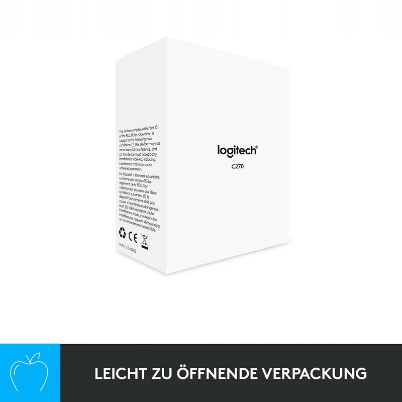LOGITECH C270 Webcam HD 720p USB Microfoon Skype FaceTime Hangouts — foto 6