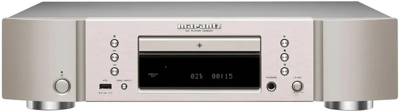 MARANTZ CD6007 HiFi CD-Speler USB Koptelefoonversterker Zilver-Goud — foto 5
