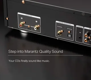 MARANTZ CD6007 HiFi CD-Speler USB Koptelefoonversterker Zilver-Goud — miniatuur 9