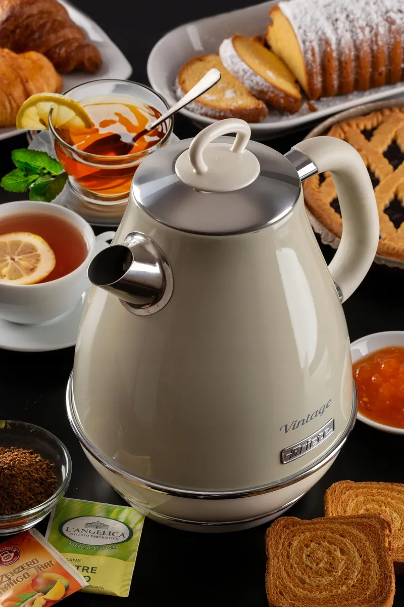 ARIETE Vintage Waterkoker 1,7L 2000W RVS Beige — foto 3