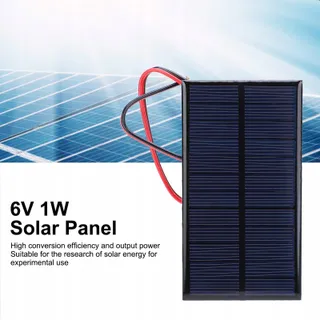 Mini Solar 3 Stuks 1W Zonnepaneel 6V Polysilicium Kabel — miniatuur 2
