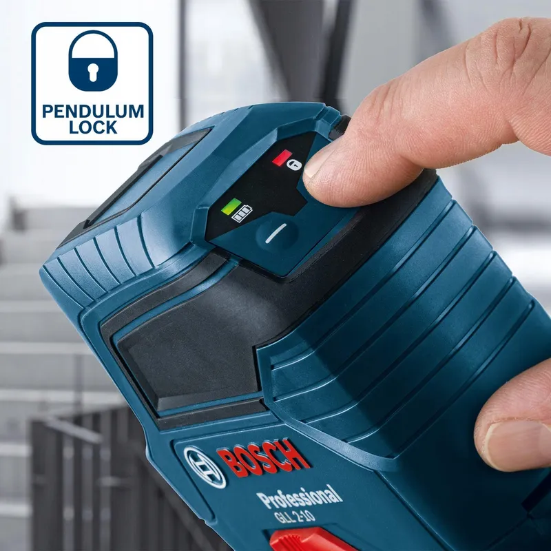 BOSCH Professional Lijnlaser Rood tot 10m AA Batterijen Tas — foto 3