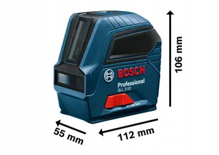 BOSCH Professional Lijnlaser Rood tot 10m AA Batterijen Tas — miniatuur 6