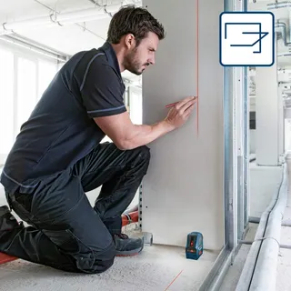 BOSCH Professional Lijnlaser Rood tot 10m AA Batterijen Tas — miniatuur 5