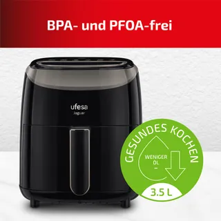 UFESA Jaguar Airfryer 3,5L 8 Programma's 1200W Touchpaneel — miniatuur 4