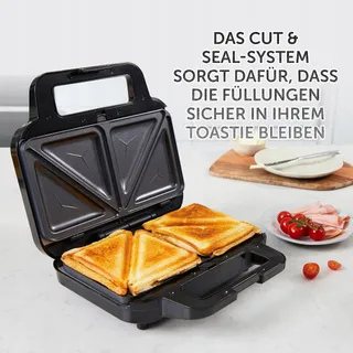 BREVILLE 3-in-1 Sandwichmaker Wafels Panini Zwart RVS — miniatuur 3