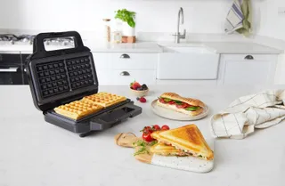 BREVILLE 3-in-1 Sandwichmaker Wafels Panini Zwart RVS — miniatuur 13