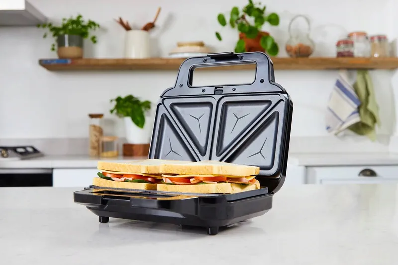 BREVILLE 3-in-1 Sandwichmaker Wafels Panini Zwart RVS — foto 11