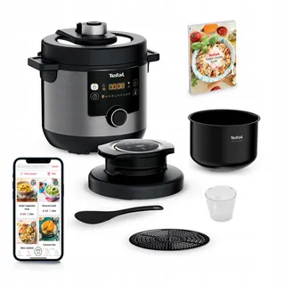 TEFAL CY7788 Turbo Cuisine & Fry Snelkookpot Airfryer 7,6L