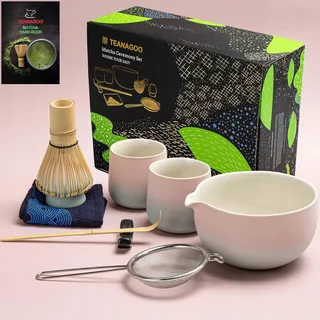 TEANAGOO Matcha Set Kom met Schenktuit Garde Houder — miniatuur 10