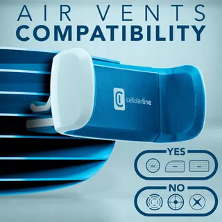 CELLULARLINE Autohouder Universeel Ventilatie 360° — miniatuur 2