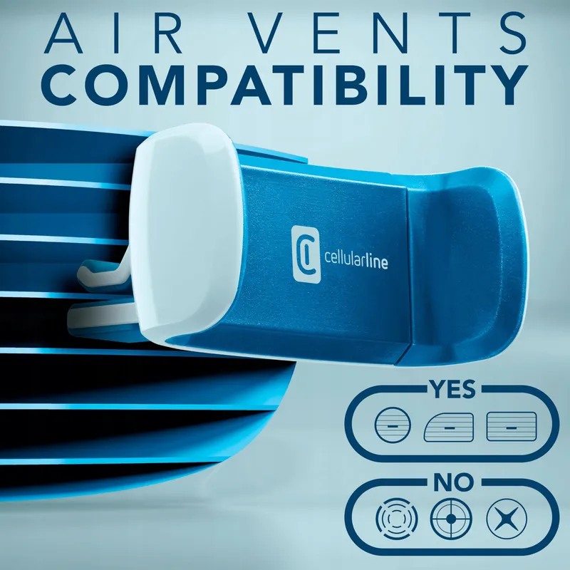 CELLULARLINE Autohouder Universeel Ventilatie 360° — foto 2