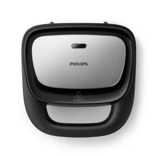 PHILIPS 5000 Serie Sandwichmaker Panini Wafels 750W Zwart Zilver — miniatuur 9