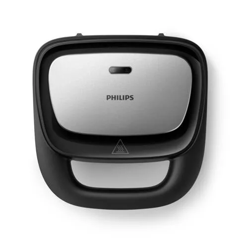PHILIPS 5000 Serie Sandwichmaker Panini Wafels 750W Zwart Zilver — foto 9