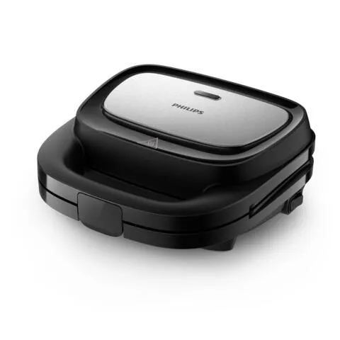 PHILIPS 5000 Serie Sandwichmaker Panini Wafels 750W Zwart Zilver — foto 11