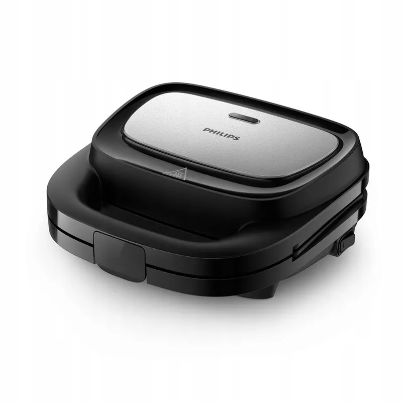 PHILIPS 5000 Serie Sandwichmaker Panini Wafels 750W Zwart Zilver — foto 2
