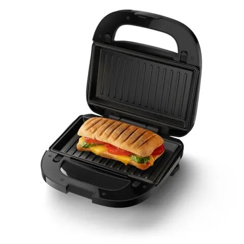 PHILIPS 5000 Serie Sandwichmaker Panini Wafels 750W Zwart Zilver — foto 10