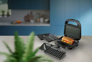 PHILIPS 5000 Serie Sandwichmaker Panini Wafels 750W Zwart Zilver — miniatuur 15