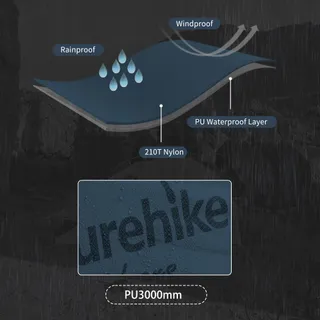 NATUREHIKE Mongar Tent 2 Personen Ultralicht Camping Trekking 3 Seizoenen — miniatuur 5