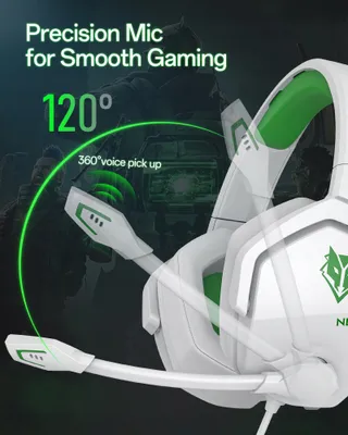 NUBWO N16 Gaming Headset Ruisonderdrukking PS5 PS4 Xbox PC — miniatuur 4