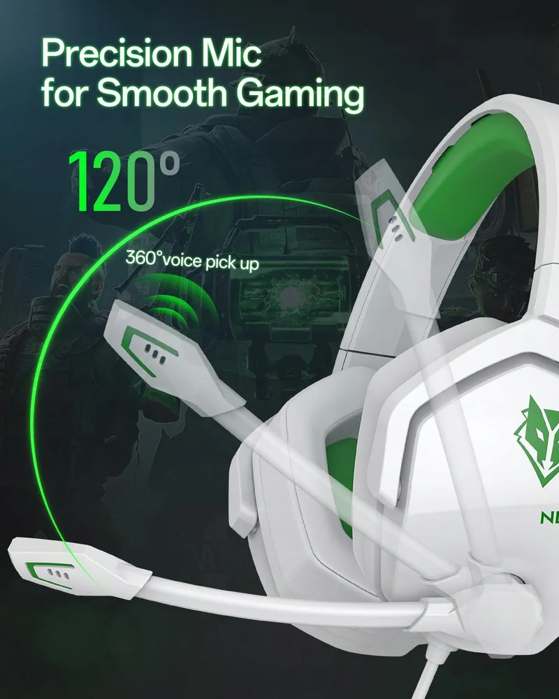 NUBWO N16 Gaming Headset Ruisonderdrukking PS5 PS4 Xbox PC — foto 4