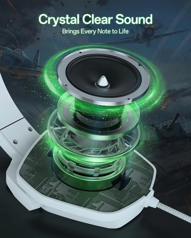 NUBWO N16 Gaming Headset Ruisonderdrukking PS5 PS4 Xbox PC — foto 3
