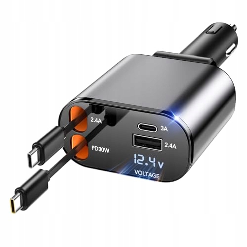 AIMTEL Autolader USB C iPhone Galaxy AirPods Pixel