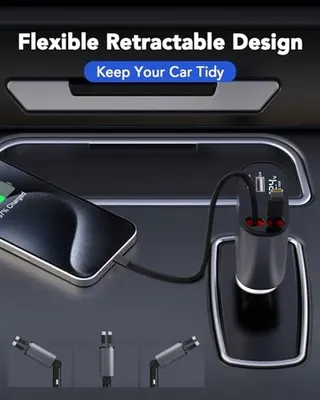 AIMTEL Autolader USB C iPhone Galaxy AirPods Pixel — miniatuur 8