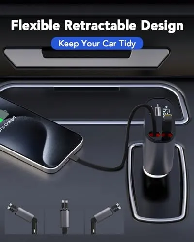 AIMTEL Autolader USB C iPhone Galaxy AirPods Pixel — foto 8