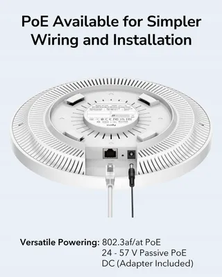 CUDY AP1300 AC1200 Gigabit Access Point MU-MIMO PoE Mesh — miniatuur 4