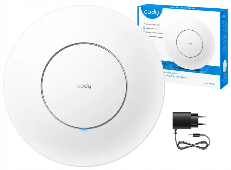 CUDY AP1300 AC1200 Gigabit Access Point MU-MIMO PoE Mesh — foto 13