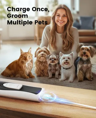 ONEISALL Poottrimmer Hond LED Stil Poten Ogen Oren Gezicht — miniatuur 4