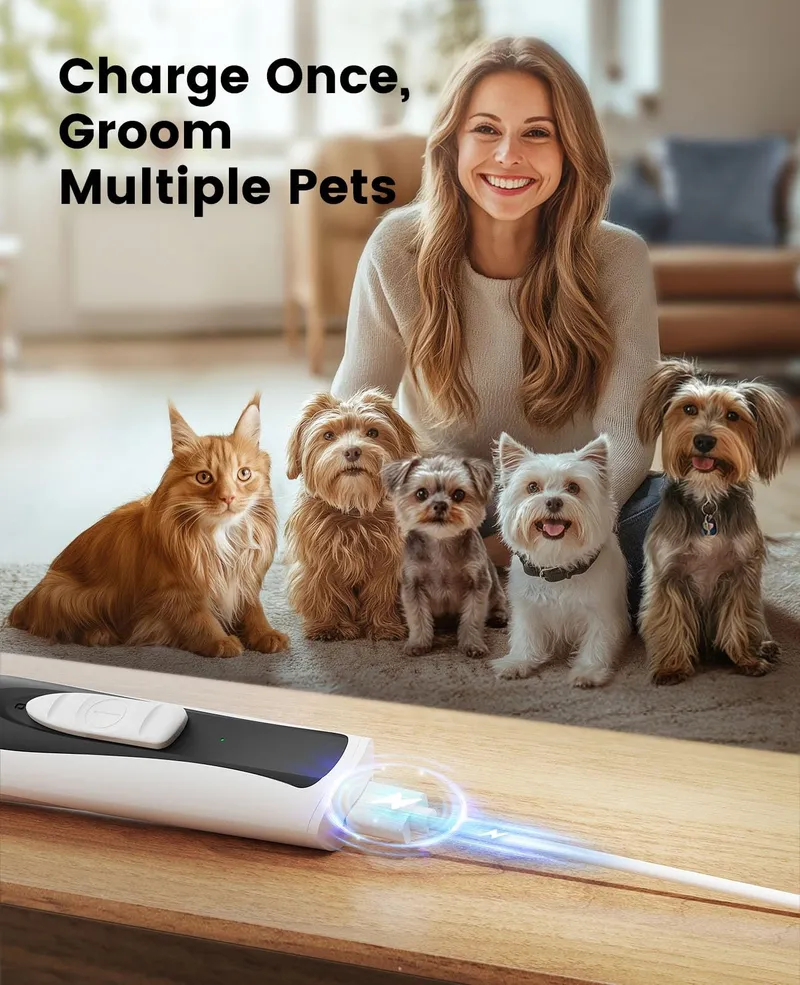 ONEISALL Poottrimmer Hond LED Stil Poten Ogen Oren Gezicht — foto 4