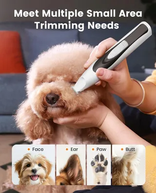 ONEISALL Poottrimmer Hond LED Stil Poten Ogen Oren Gezicht — miniatuur 7