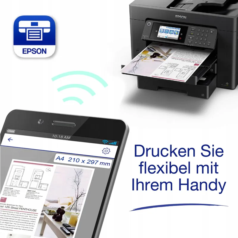 EPSON WorkForce WF-7840DTWF A3+ Draadloze Multifunctionele Printer — foto 8