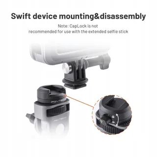 PGYTECH CapLock Aluminium Klemhouder Insta360 GoPro Osmo — miniatuur 5