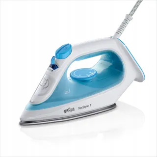 BRAUN TexStyle 1 SI1050BL Stoomstrijkijzer SuperCeramic 2000W Blauw — miniatuur 1