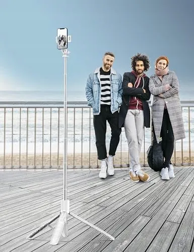 Selfie Stick 180cm Draadloze Afstandsbediening iPhone Samsung Huawei — foto 8
