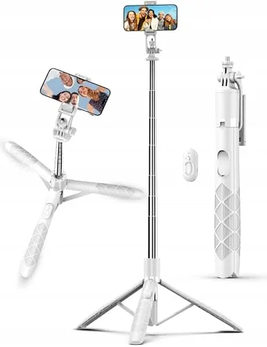 Selfie Stick 180cm Draadloze Afstandsbediening iPhone Samsung Huawei — foto 1