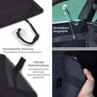BARTSTR Kofferbakbescherming Hond Combi Waterafstotend Met Schoudertas — miniatuur 5