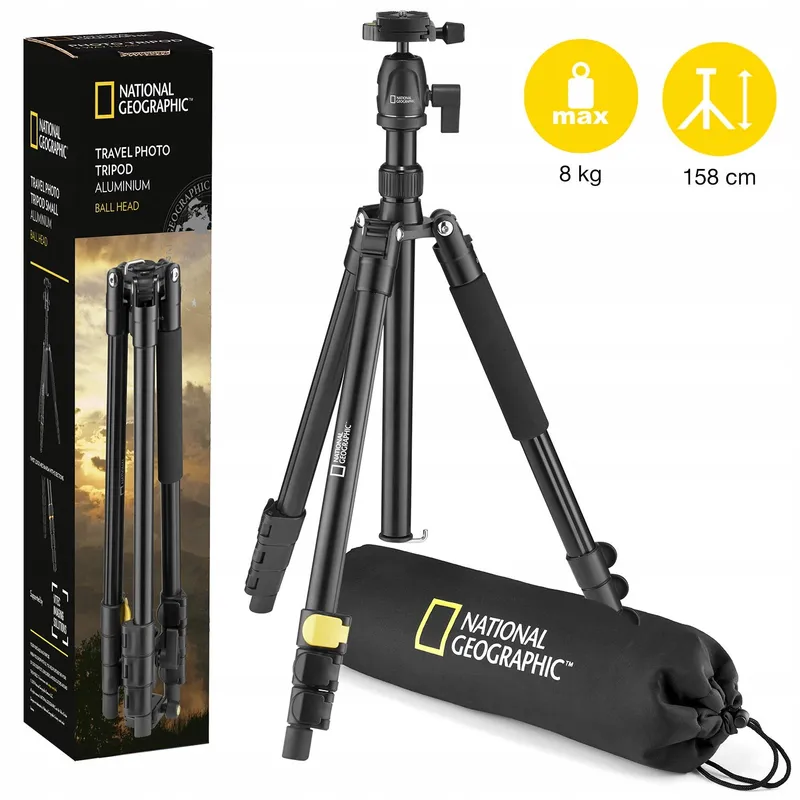 NATIONAL GEOGRAPHIC Reisstatief met Monopod Aluminium 6kg — foto 1