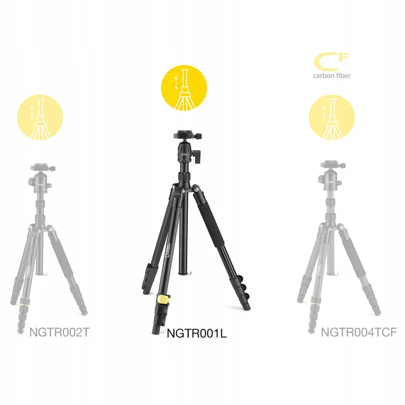 NATIONAL GEOGRAPHIC Reisstatief met Monopod Aluminium 6kg — foto 6