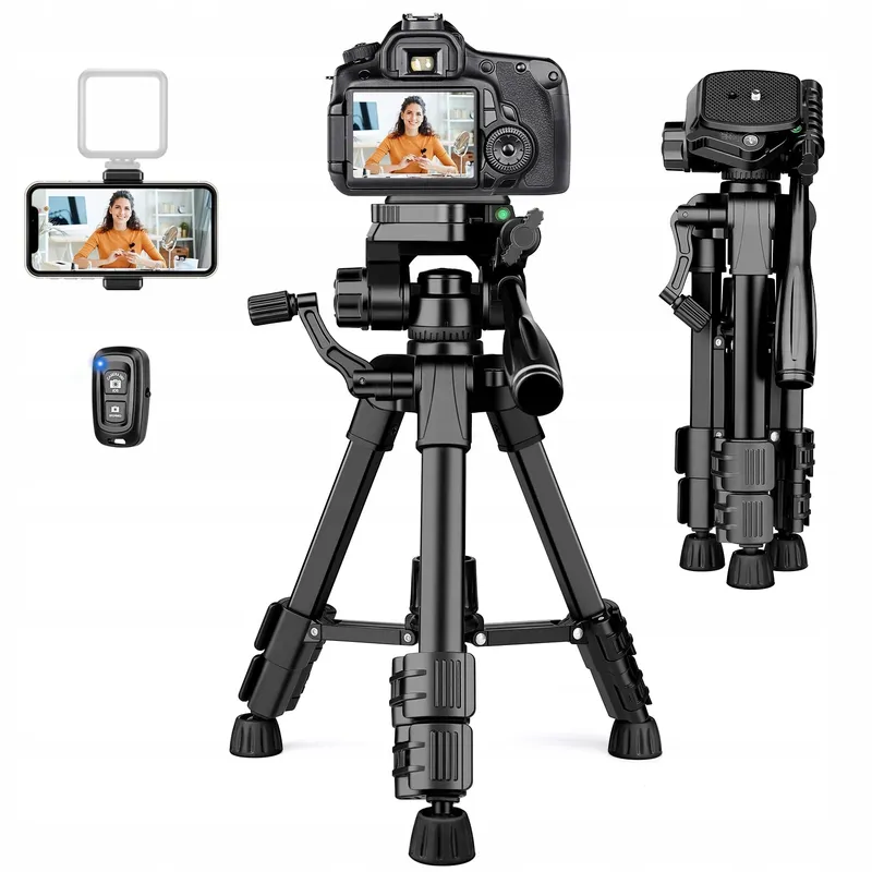 JOILCAN Mini Statief 63,5cm Aluminium DSLR Smartphone — foto 1