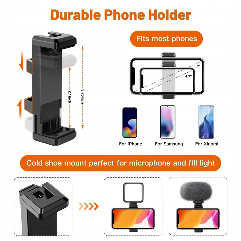 JOILCAN Mini Statief 63,5cm Aluminium DSLR Smartphone — foto 5